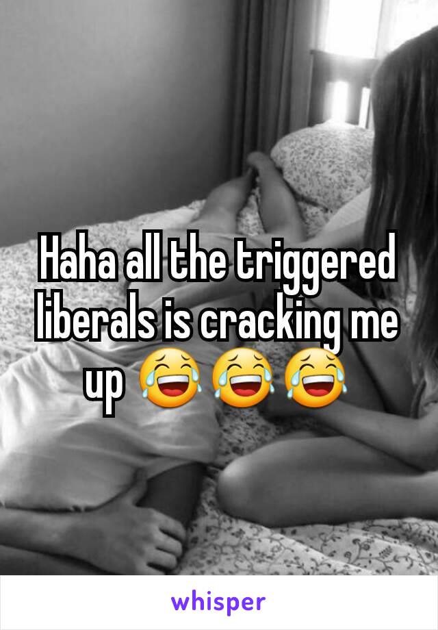 Haha all the triggered liberals is cracking me up 😂😂😂