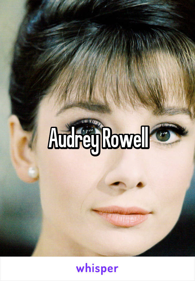 Audrey Rowell