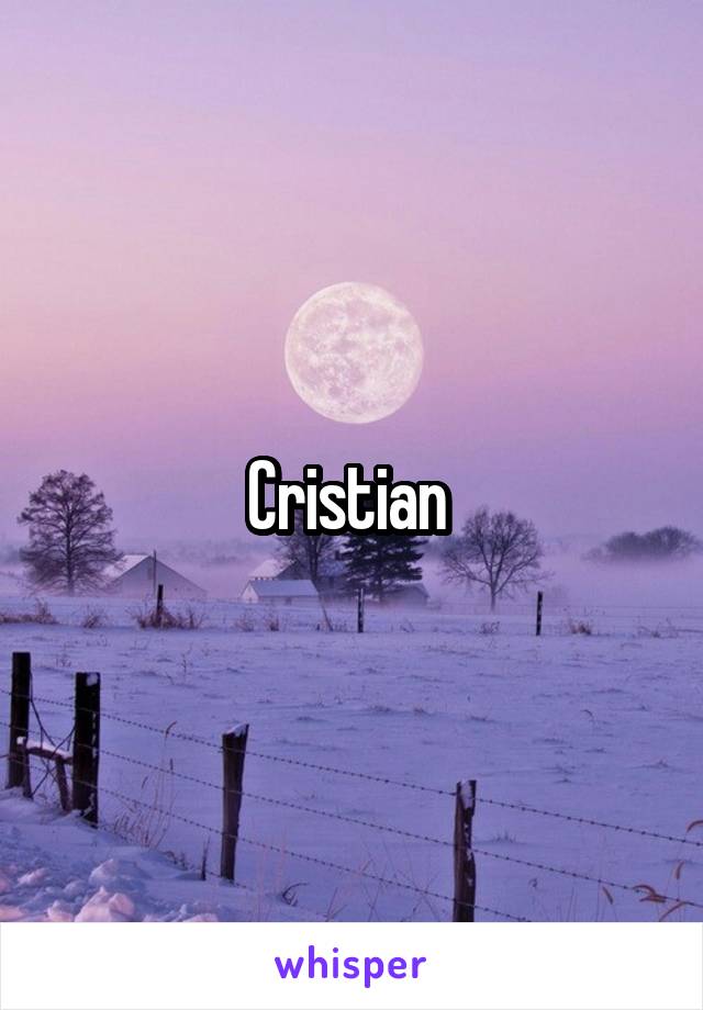 Cristian 