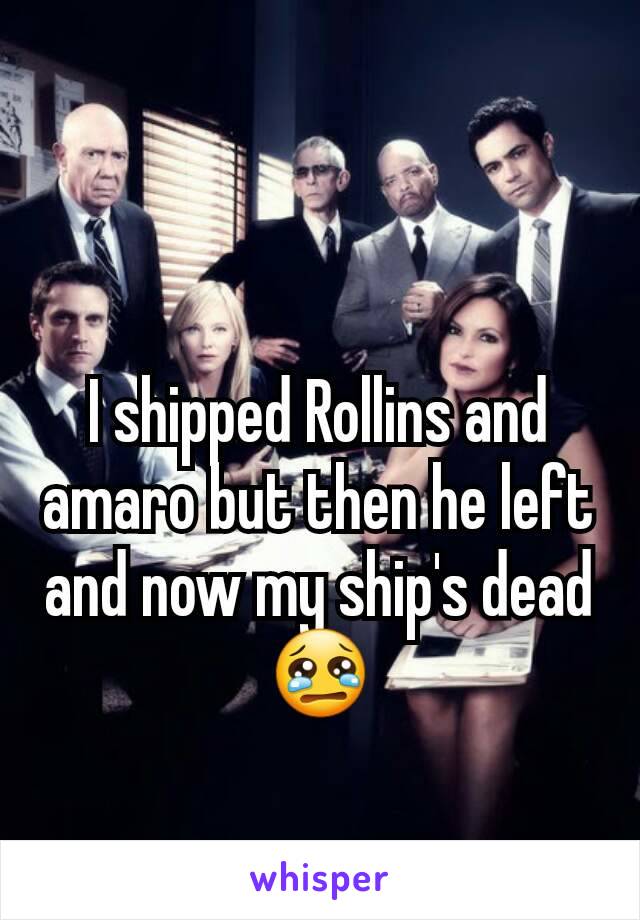 I shipped Rollins and amaro but then he left and now my ship's dead😢