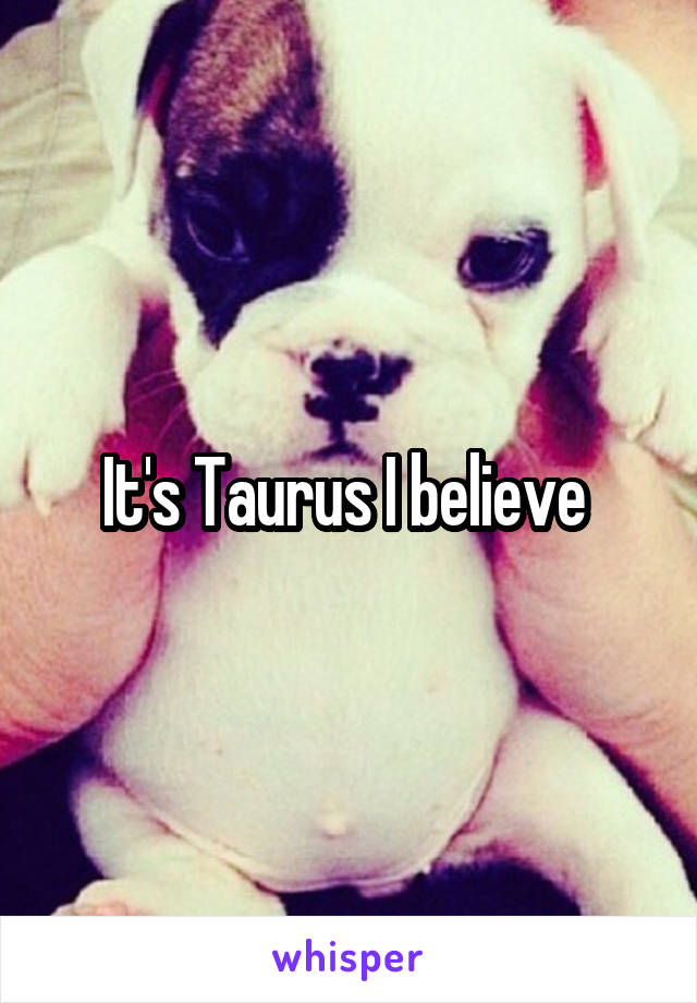 It's Taurus I believe 