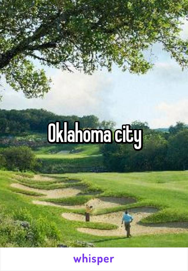 Oklahoma city