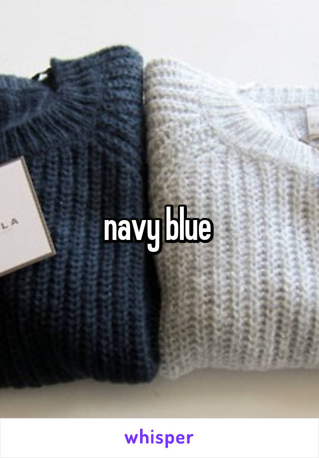 navy blue 