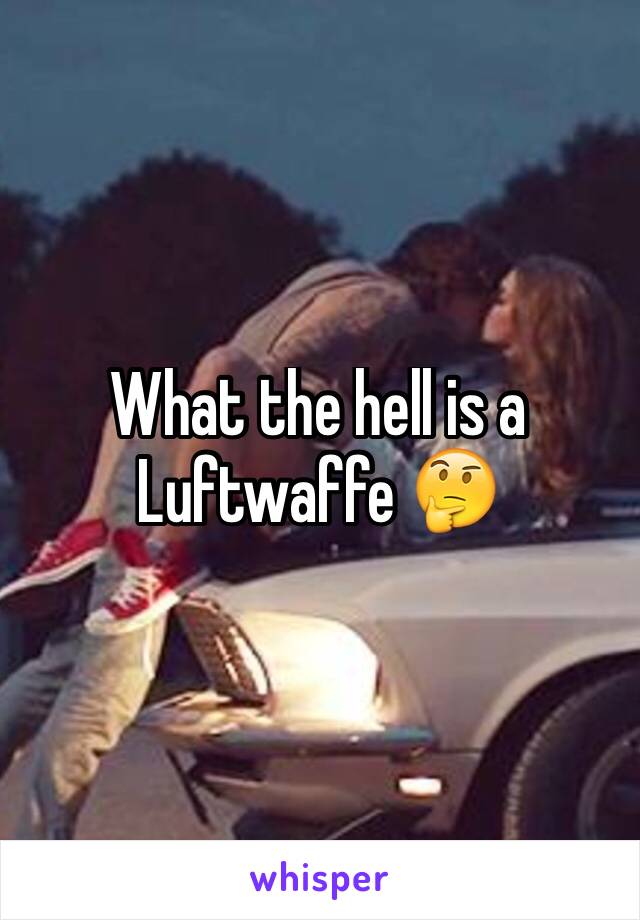 What the hell is a Luftwaffe 🤔