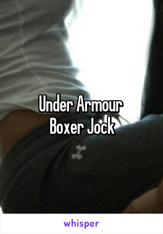 Under Armour 
Boxer Jock