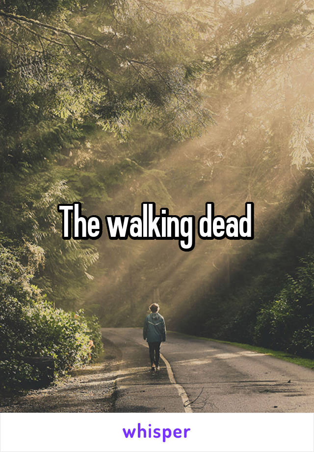 The walking dead 
