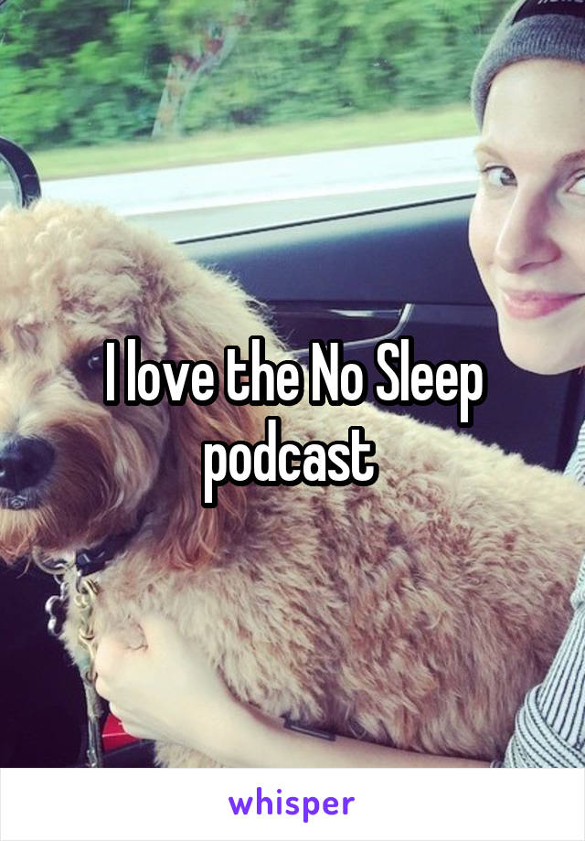 I love the No Sleep podcast 