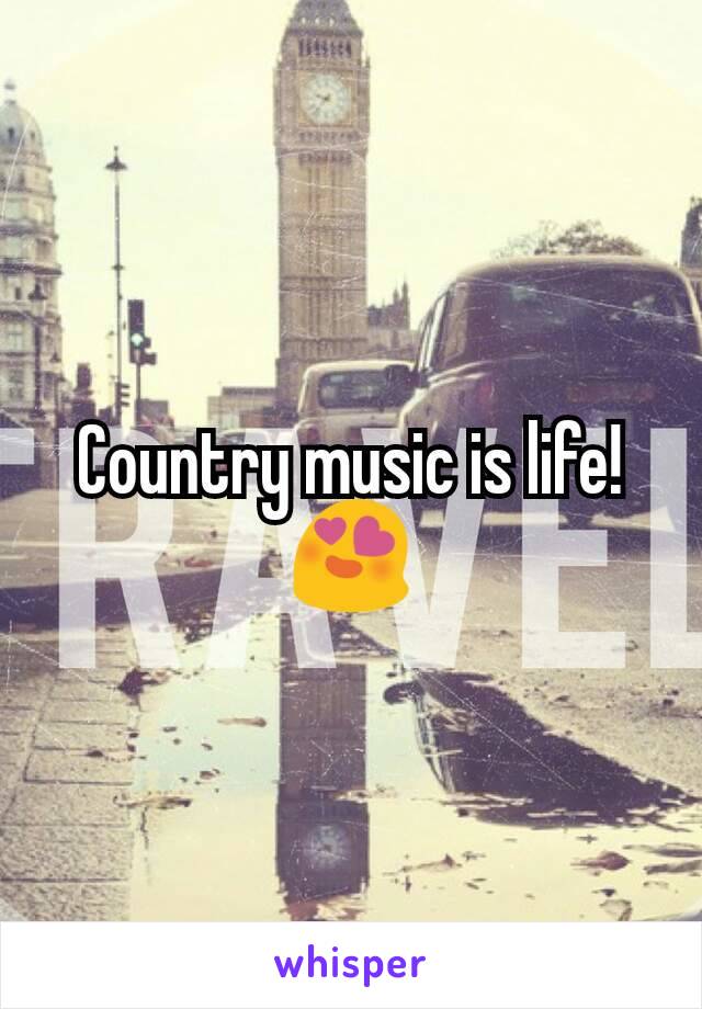 Country music is life! 😍