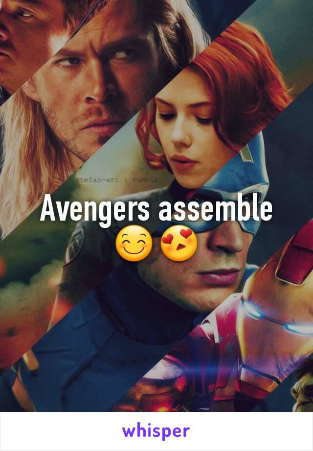 Avengers assemble 😊😍