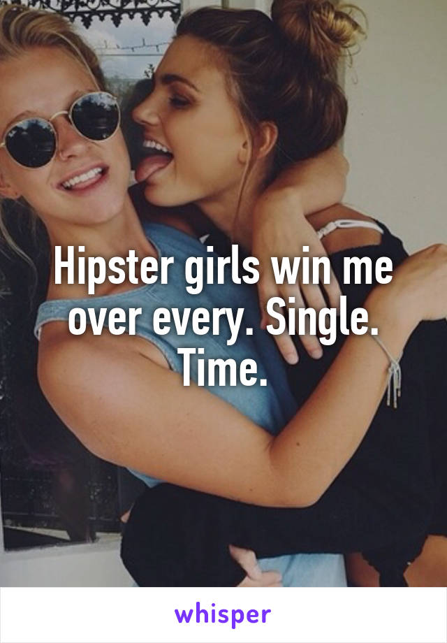 Hipster girls win me over every. Single. Time.