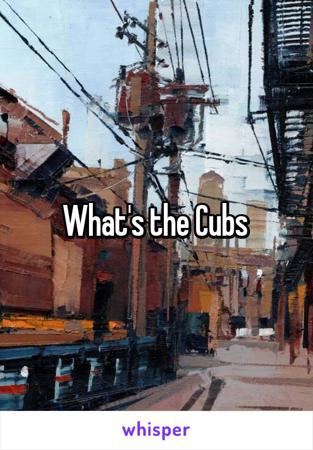 What's the Cubs 