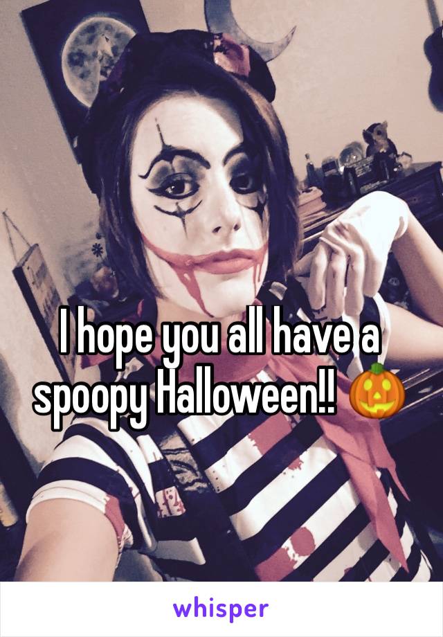 I hope you all have a spoopy Halloween!! 🎃