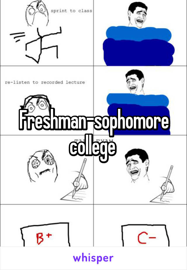 Freshman-sophomore college 