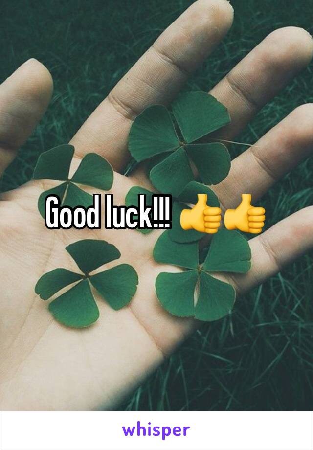 Good luck!!! 👍👍