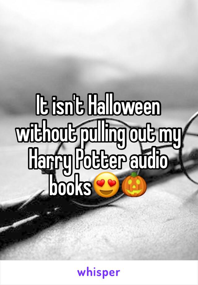 It isn't Halloween without pulling out my Harry Potter audio books😍🎃