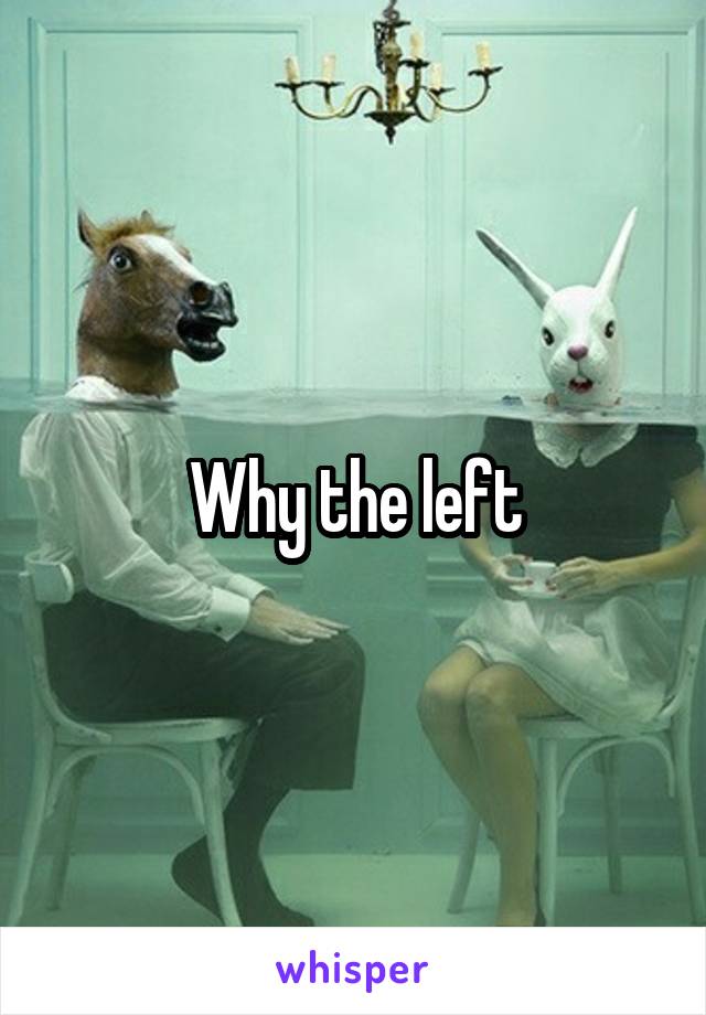 Why the left