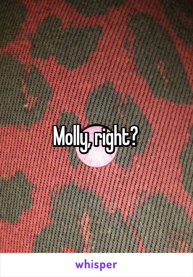 Molly, right? 