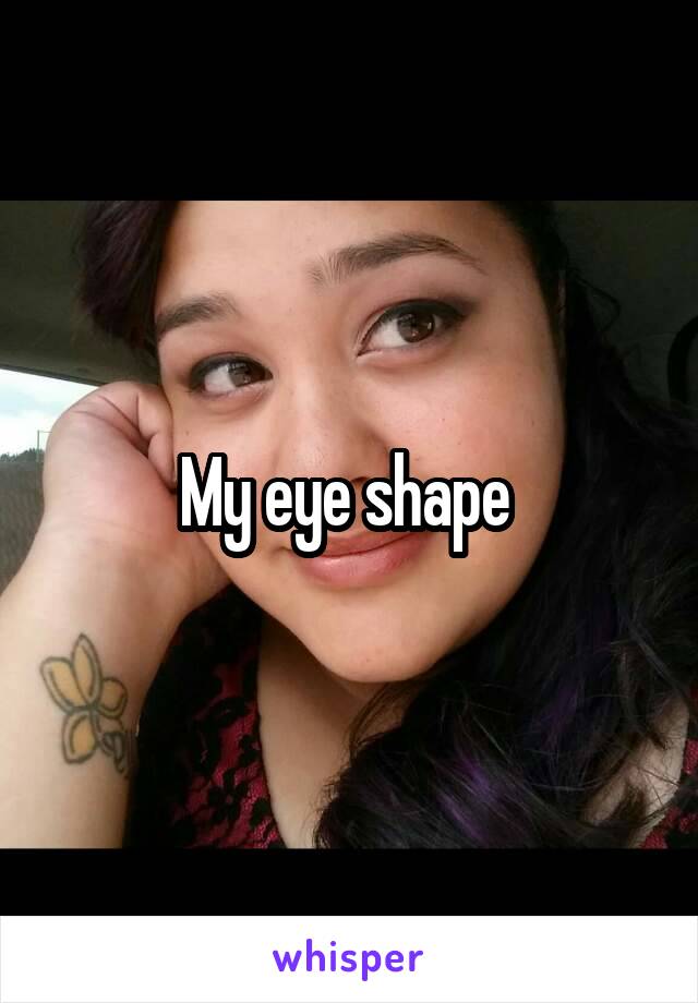 My eye shape 