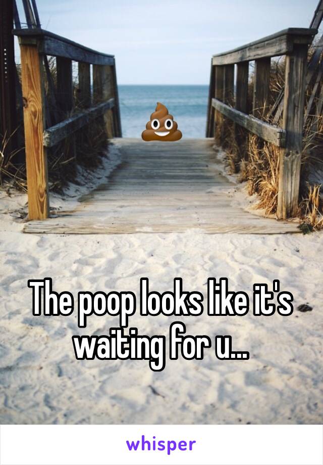 💩



The poop looks like it's waiting for u...