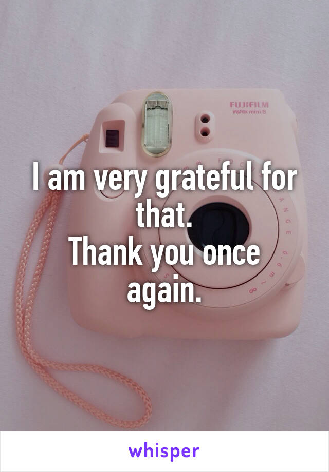 I am very grateful for that.
Thank you once again.