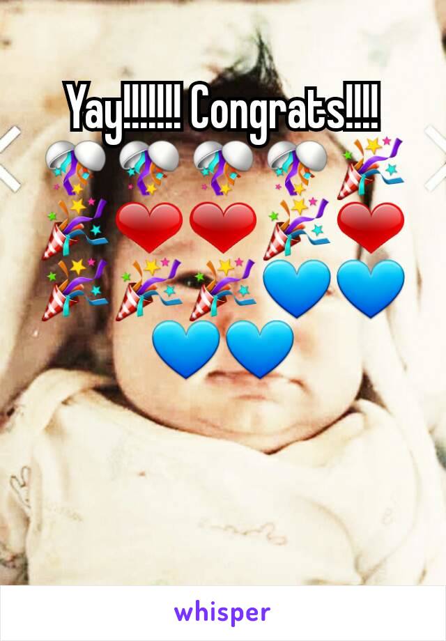 Yay!!!!!!! Congrats!!!! 🎊🎊🎊🎊🎉🎉❤❤🎉❤🎉🎉🎉💙💙💙💙