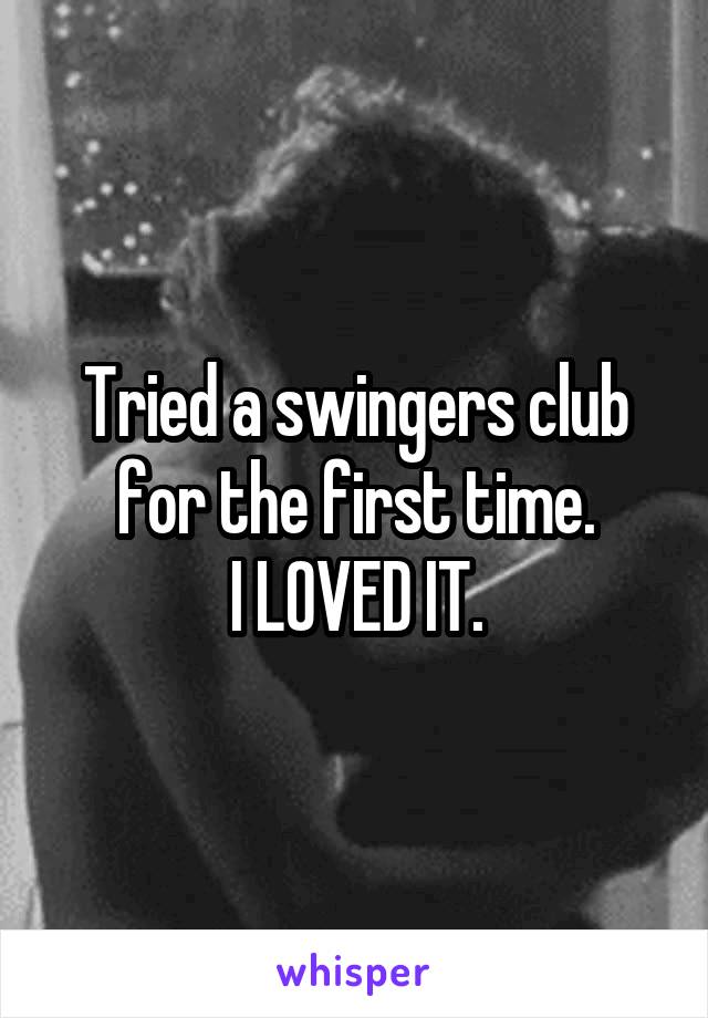 Tried a swingers club for the first time.
I LOVED IT.