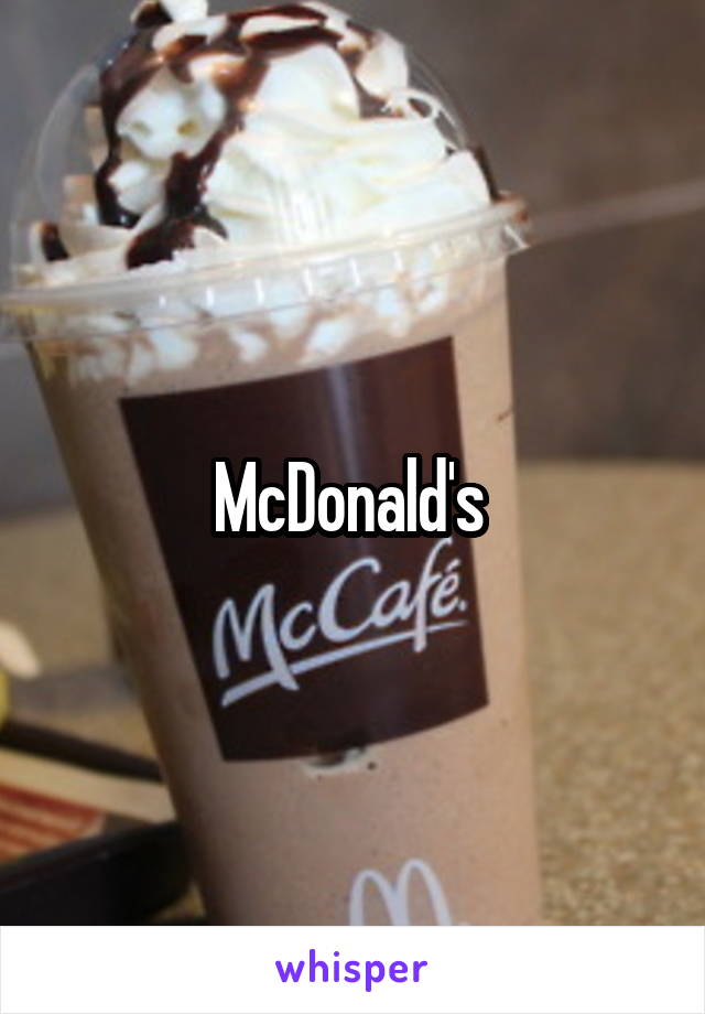 McDonald's 