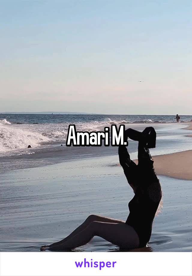 Amari M.