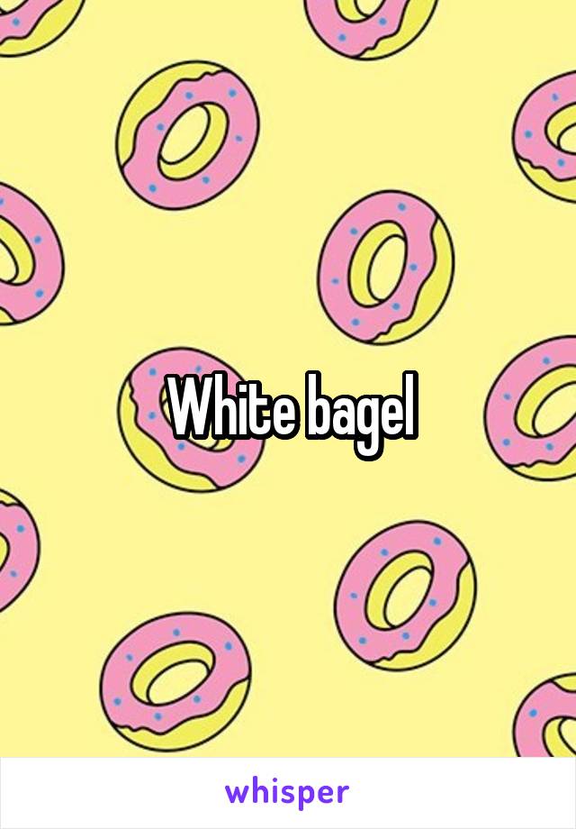 White bagel