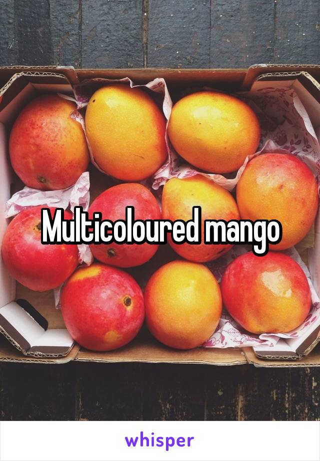 Multicoloured mango