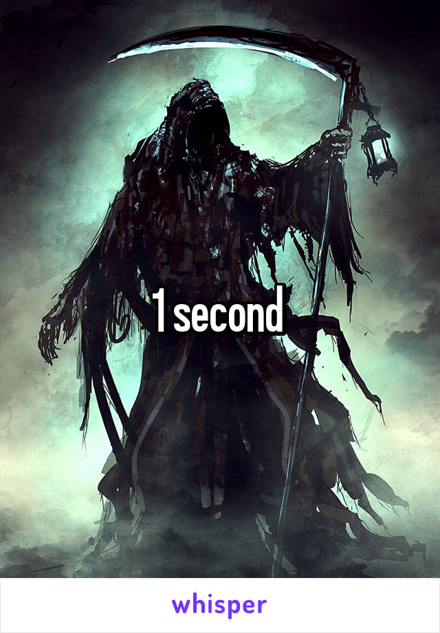 1 second 