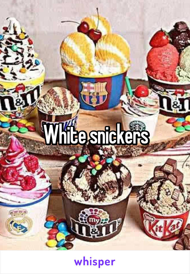 White snickers