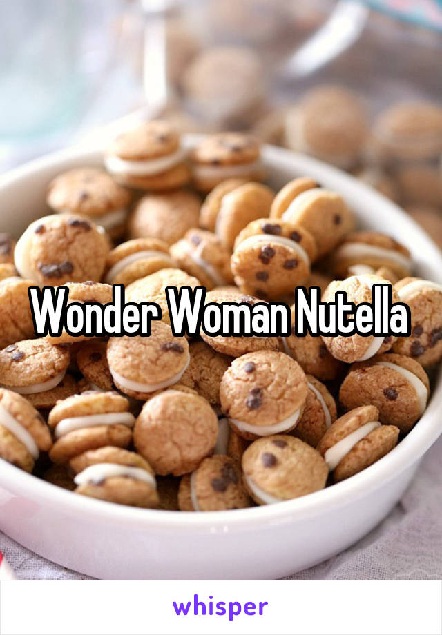 Wonder Woman Nutella 