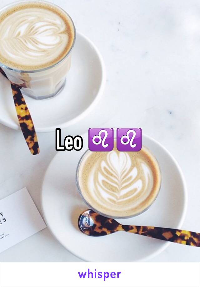 Leo ♌️♌️