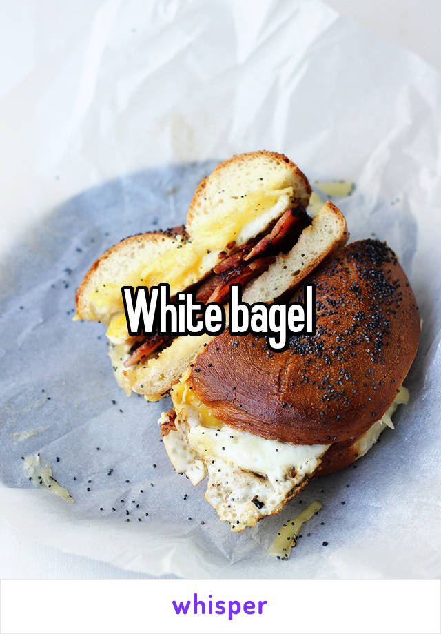 White bagel 