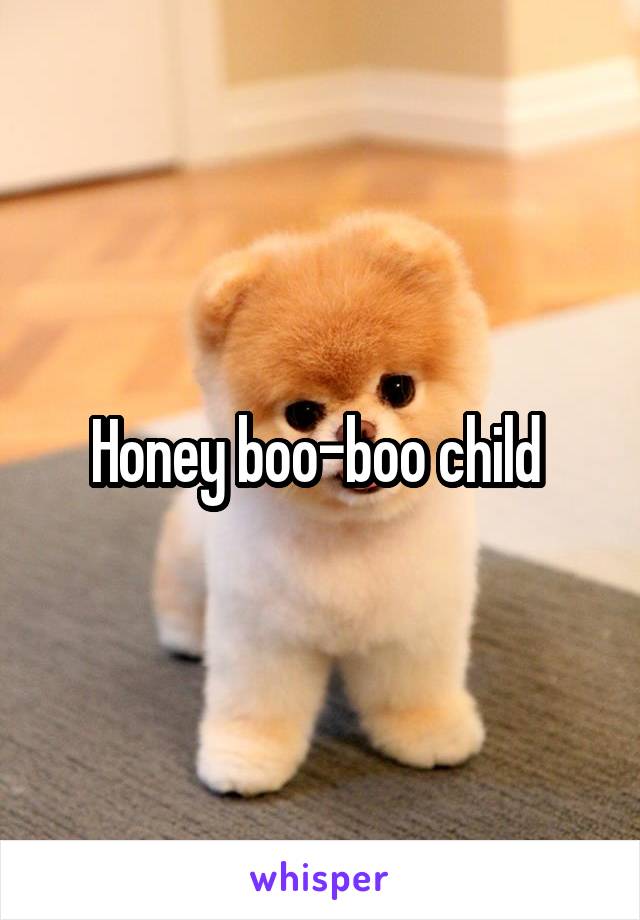 Honey boo-boo child 