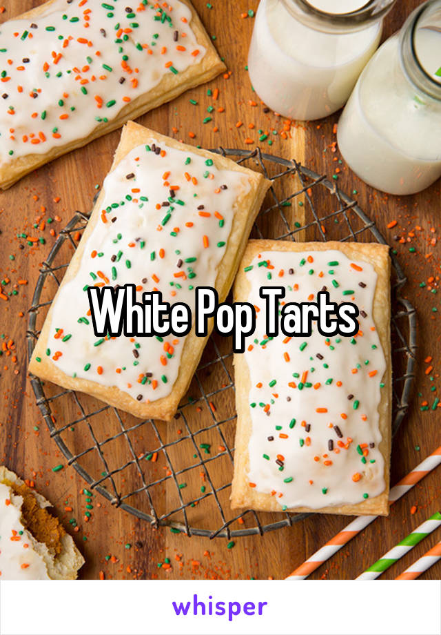 White Pop Tarts