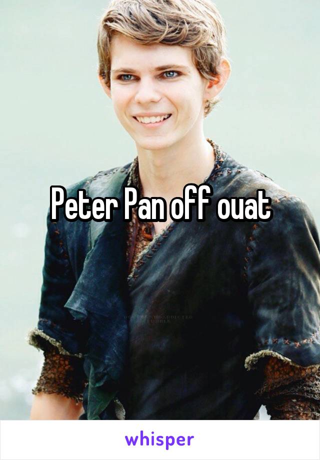 Peter Pan off ouat
