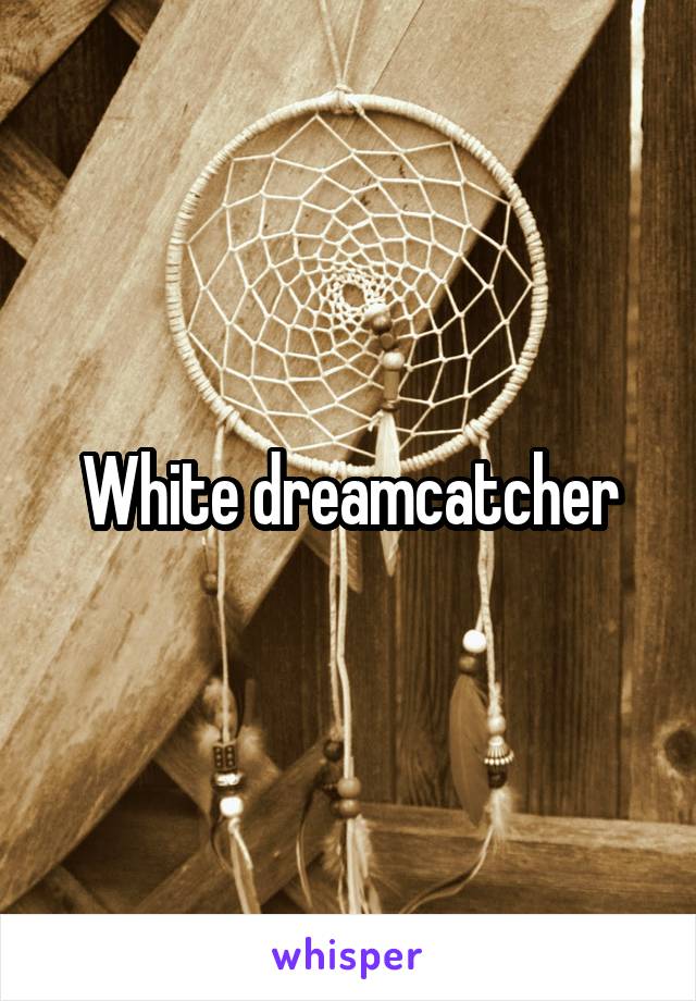 White dreamcatcher
