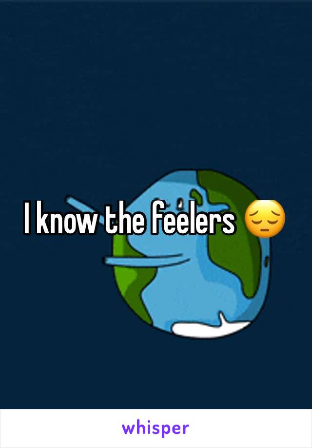 I know the feelers 😔