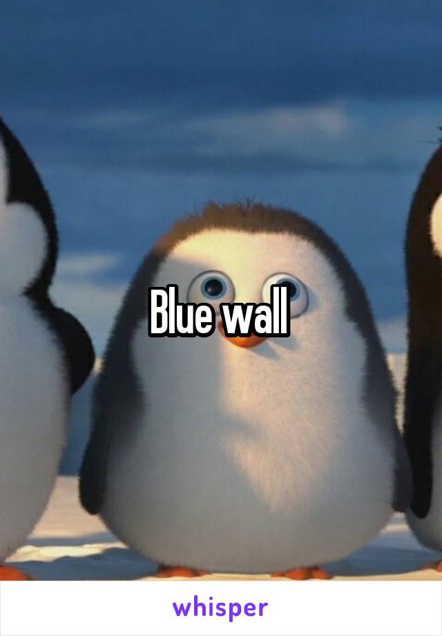 Blue wall 