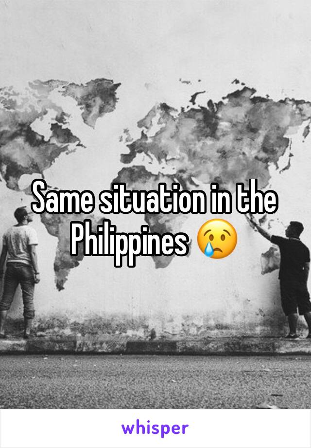 Same situation in the Philippines 😢