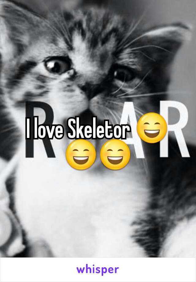 I love Skeletor 😄😄😄