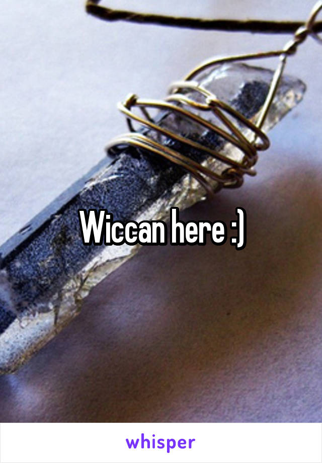 Wiccan here :)