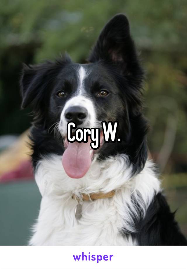 Cory W.