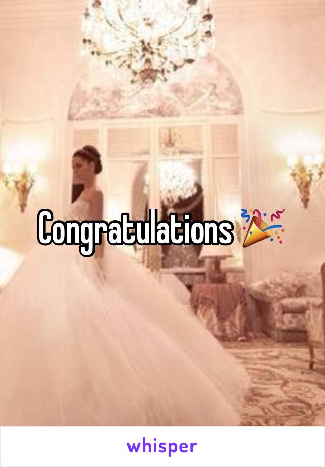 Congratulations 🎉 