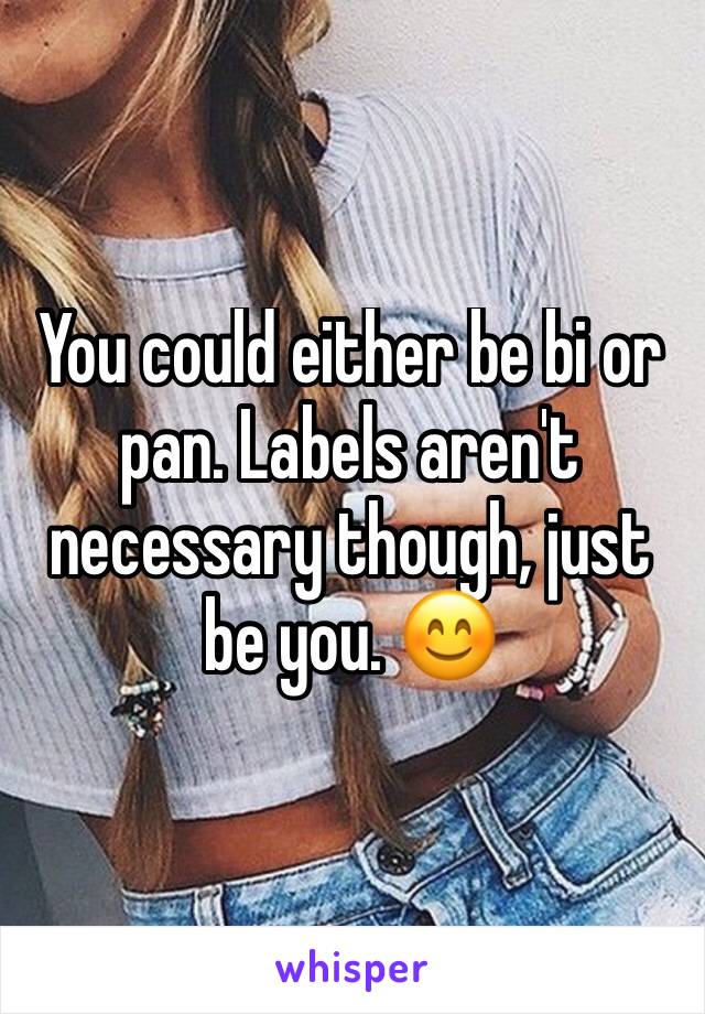 You could either be bi or pan. Labels aren't necessary though, just be you. 😊