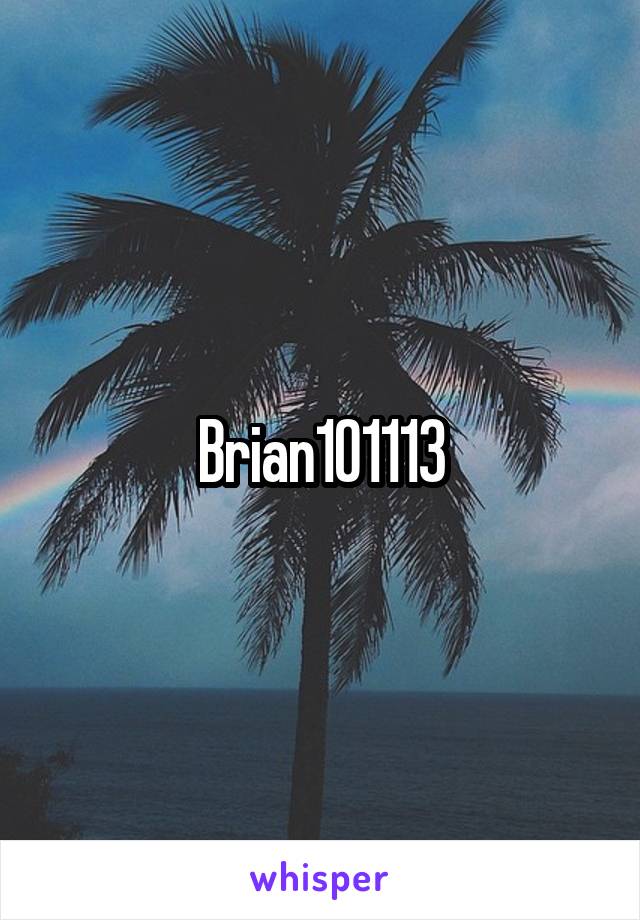 Brian101113