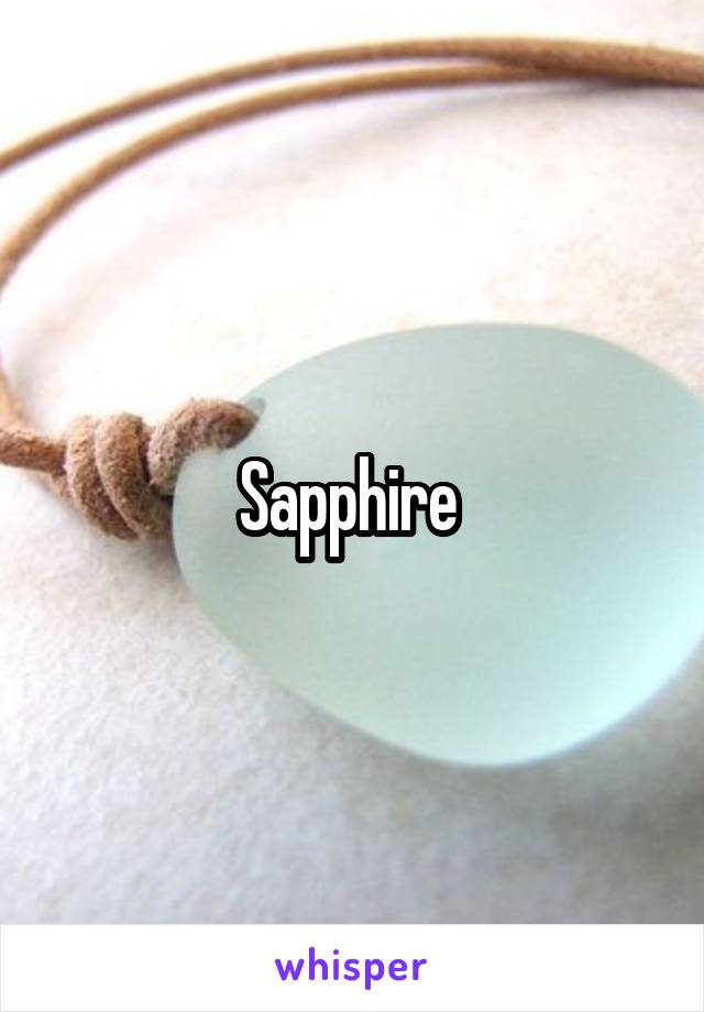Sapphire 