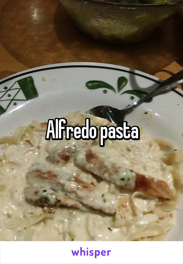 Alfredo pasta